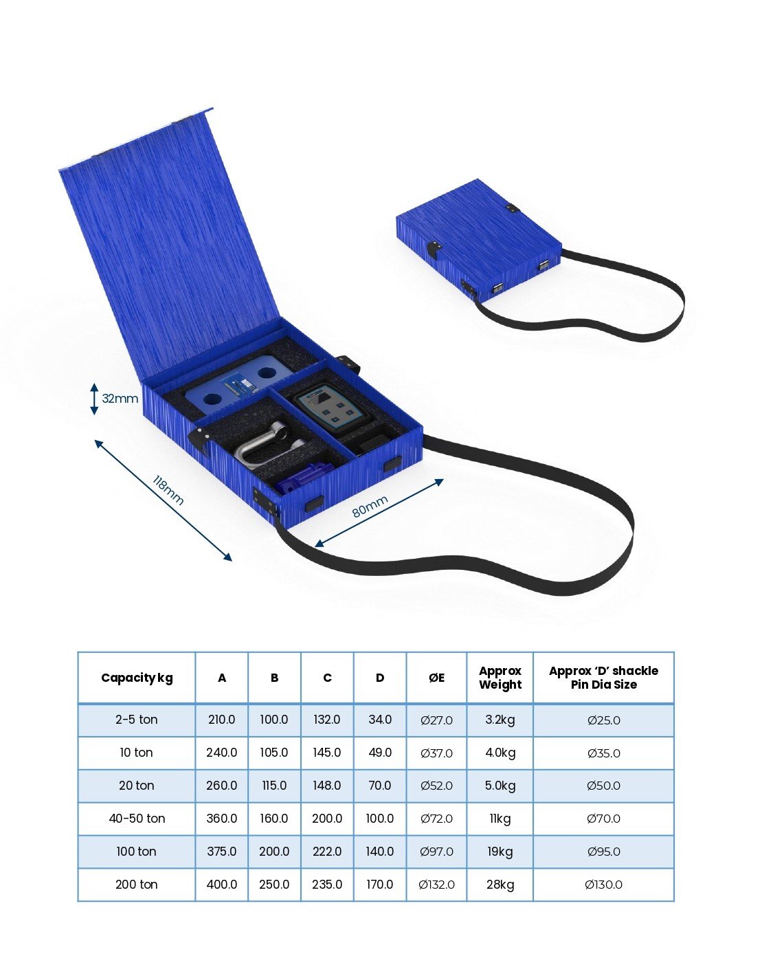 Tension Load Dynamometer Diagram